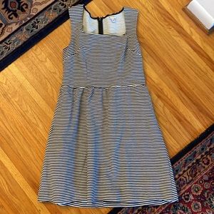 Striped Fit and Flare Dress